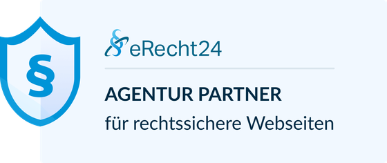 eRecht24 Siegel: Agentur Partner für rechtssichere Webseiten